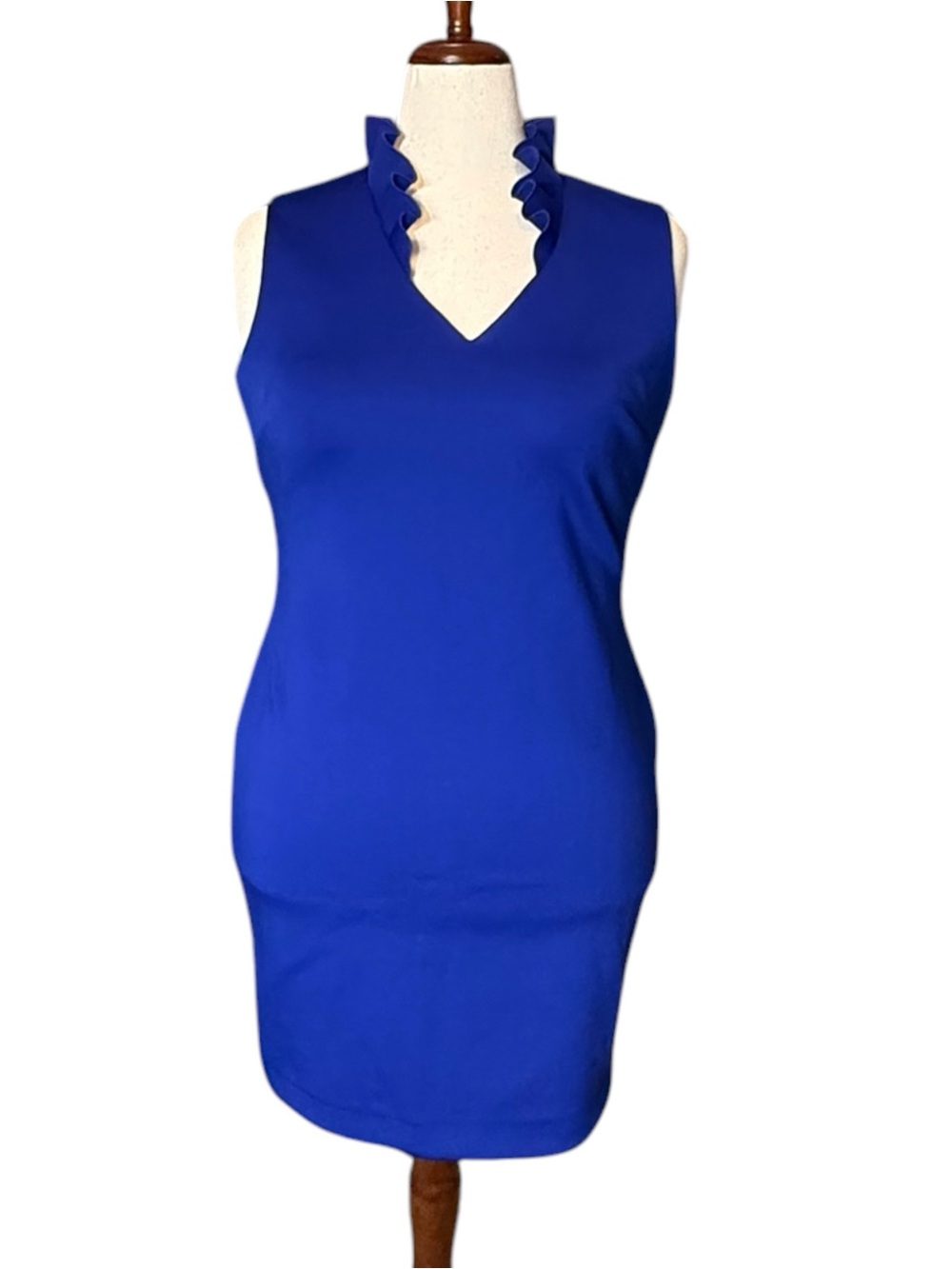 Calvin Klein Royal Blue Sheath Dress Size 12